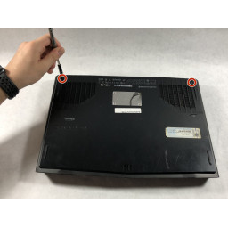Замена задней крышки Alienware P18G M14X R1